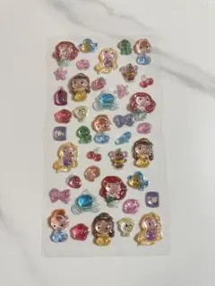 ラス1 ディズニー プリンセス ボンボンドロップシール