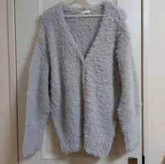 earth フェザーニットカーディガン