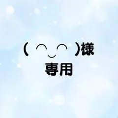 ( ◠‿◠ )様専用出品