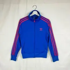 アディダス トラックジャケット ファイヤーバード ジャージ バックロゴ 刺繍