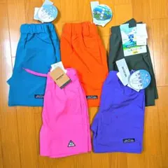 新品タグ付き　ハーフパンツ　120　5点セット　水陸両用　半ズボン　双子　お揃い