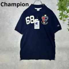 タグ付き　新品未使用品✨Champion✨ポロシャツ 黒 M ビッグシルエット