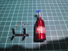 ラジコン用 1/10 R/C　NOS ボトル　レッド　パーツ ワイルドウィリーのサムネイル