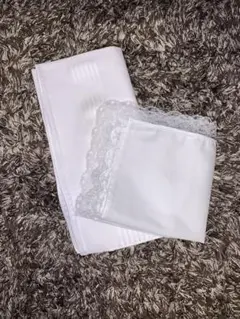 冠婚葬祭　白ハンカチ　レース