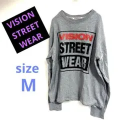 VISION STREET WEAR グレー Tシャツ M