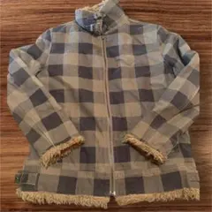 70s USA製 ランチコート｜ボア チェック ヴィンテージ