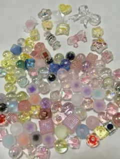 アクリルビーズ★クリア系盛りだくさんセット★