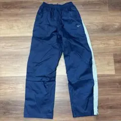 Nike トラックパンツ ナイロン ネイビー M 90s 銀タグ 裾ジップのサムネイル