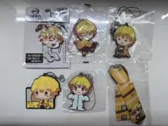 鬼滅の刃 我妻善逸 ラバーストラップ & ネクタイストラップセット