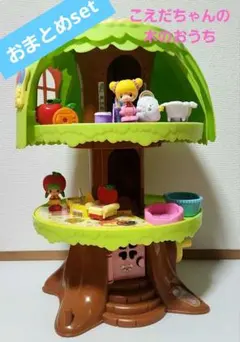 こえだちゃん木のおうち&切り株のパン屋さんセット 家具人形つき