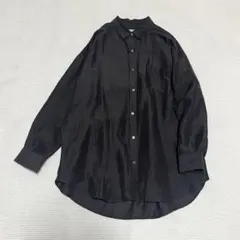 IENA イエナ　リネン/リヨセルオーバーシャツ ブラウス　ゆったり　洗える