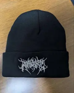 ビーニー ニット帽 y2k ストリート 海外ストリート 黒