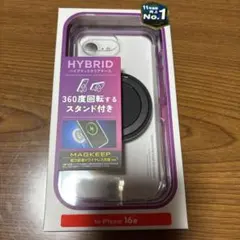 iPhone16e ハイブリッドケース MAGKEEP スタンド カバー