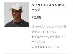 Nike パリ サンジェルマン キャップ S/M