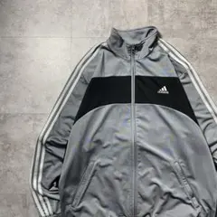 00s adidas　刺繍パフォーマンスロゴ　スリーライン　トラックジャケット