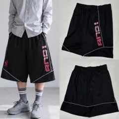 90s AND1 バスパン ジャージ バギーパンツ ショーツ スター柄 極太のサムネイル