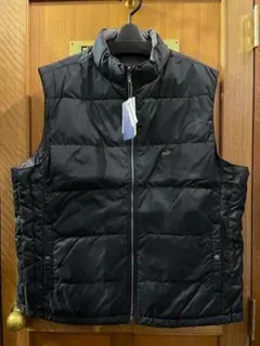 【タグ価格1.5万円/3L/新品/ 黒】ダウンベスト リバーシブル メンズ 防寒