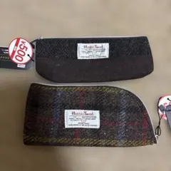 Harris Tweed ポーチ 2点セットのサムネイル