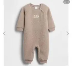 （⭐︎未使用）GAP baby ボアカバーオール ベージュ　60㎝　3-6m