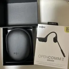 SHOKZ 骨伝導イヤホン ブラック 収納ケース付き - メルカリ