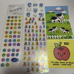 平成カラフルホログラムシール、ステッカーセット