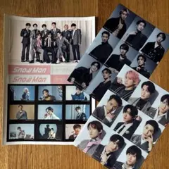 【CD購入特典】SnowMan タペストリー/Ｗ　ステッカー ファイル3点セット