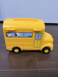 スヌーピー バス型収納ボックス