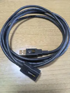 Amazonベーシック USB 延長ケーブル USB-A 2.0 2.0m