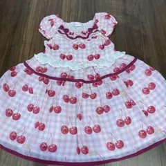 【Shirley Temple】シャーリーテンプル　さくらんぼ柄　ワンピース