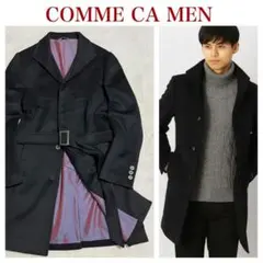 定価69,300円 美品 コムサメン チェスターコート R-8487