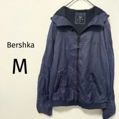 Bershka パープル　ナイロンジャケット M 防寒　スポーティー　カジュアルのサムネイル