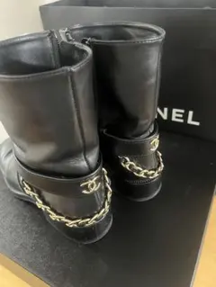 CHANEL ターンロック クラシック ニーハイブーツ ブラック 37 - メルカリ