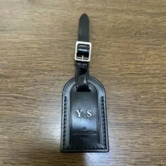 5*0様 LOUIS VUITTON ブラック レザー ネームタグ - メルカリ
