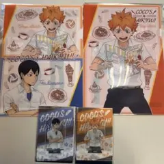 ハイキュー　日向翔陽　影山飛雄　ココスコラボ　クリアファイル　クリアカード