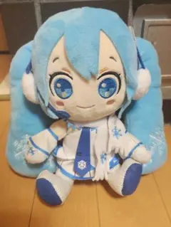 雪ミク2011　スペシャルふわふわぬいぐるみ　セガ SNOW MIKU 2011 スペシャルふわふわぬいぐるみ - メルカリ