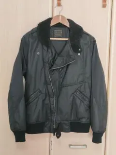 極美品 ユニクロ KM ミリタリー フライトジャケット ブルゾン Lサイズ 黒