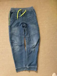 デニム風ロングパンツ 130cm