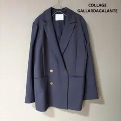 COLLAGE GALLARDAGALANTE ウールライクダブルジャケット