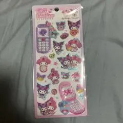 平成はっぴーフォン　マイメロ✖️クロミちゃんシール