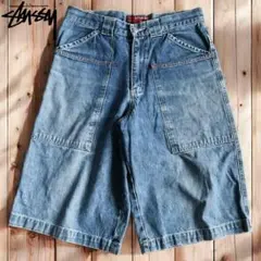 デニムバギーショーツ リジットデニム Stussy supreme系 - メルカリ