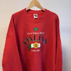 FRUIT OF THE LOOM 赤 トレーナー XL⑥