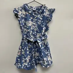 PETIT BATEAU 花柄ノースリーブワンピース