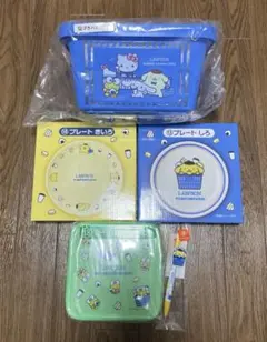 【サンリオ1番くじ】プラバスケット、プレート、フードコンテナ、ボールペン
