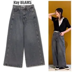 Ray BEAMS オーバーダイ デニム パンツのサムネイル