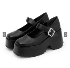 【新品・未使用】ストラップ厚底ローファー[zr1304]