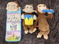おさるのジョージ ぬいぐるみ ウォールポケット まとめ売り