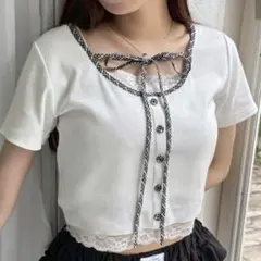OLIVE des OLIVE オリーブデオリーブ レイヤードトップスのサムネイル