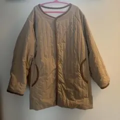キルティングジャケット ベージュ キッズ