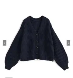 【GRL】Vネックニットカーディガン[k9261d] ネイビー