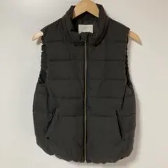 Discoat Parisien ダークグレー ダウンベスト ノースリーブ